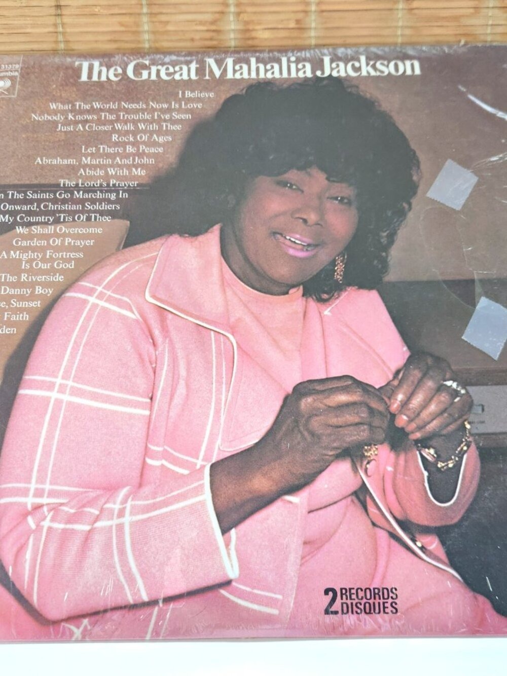 Vintage 1972 The Great Mahalia Jackson 2 LP Vinyl Record Album Sealed Columbia